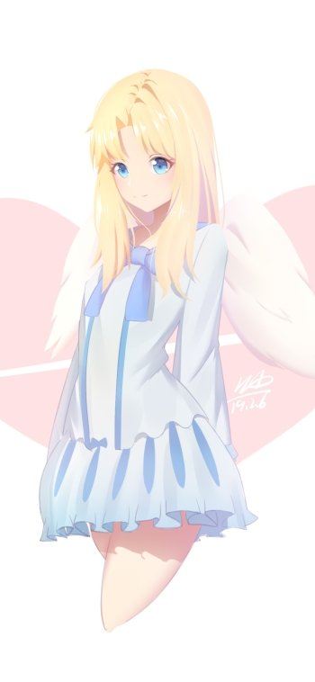 angel blue eyes blonde Filo (The Rising of The Shield Hero) Anime The Rising of the Shield Hero anime angel Phone Wallpaper