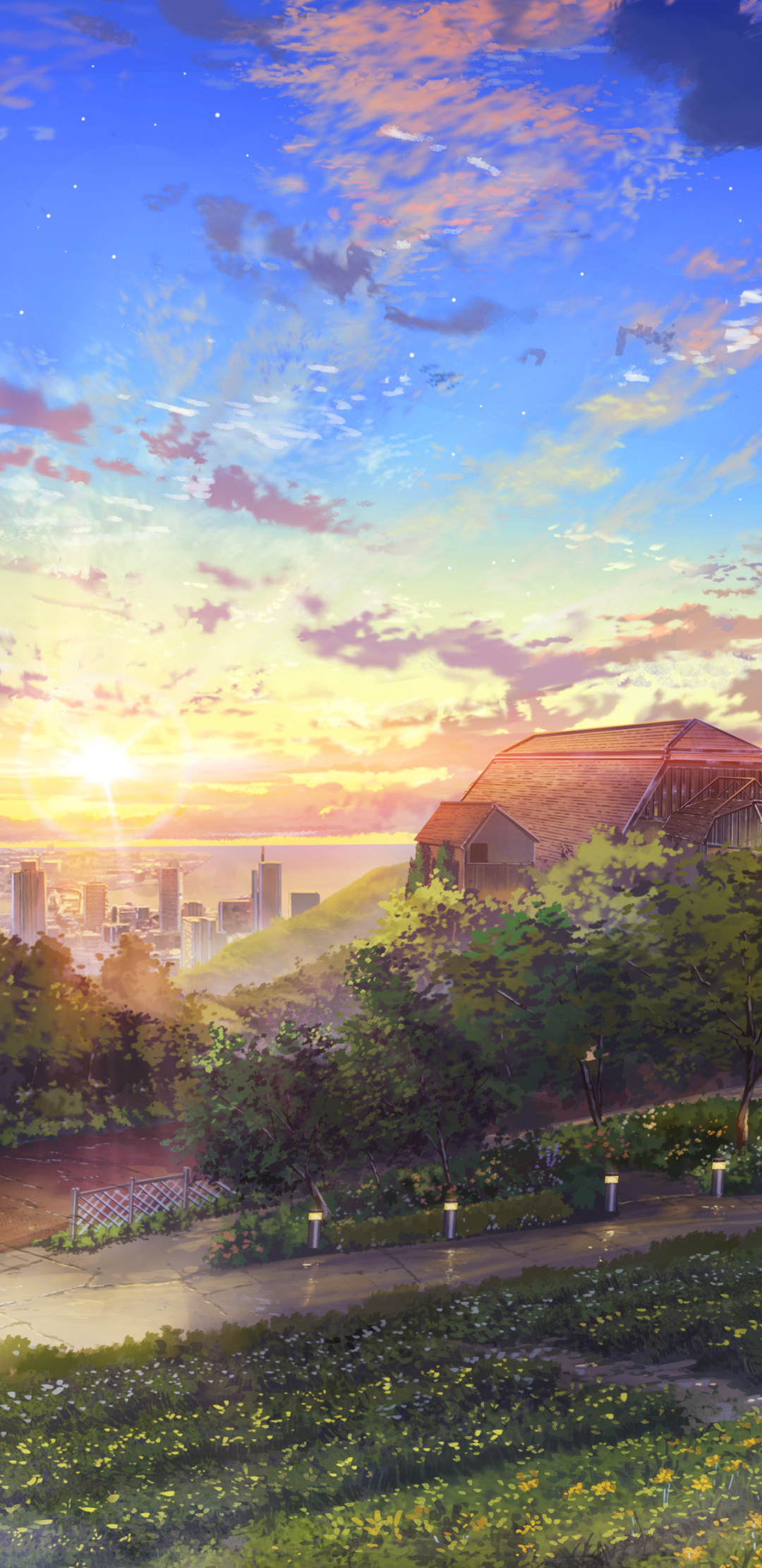 Anime Landscape 1080x2220 Wallpaper Id 816731 Mobile Abyss