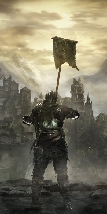 armor knight video game Dark Souls III Phone Wallpaper