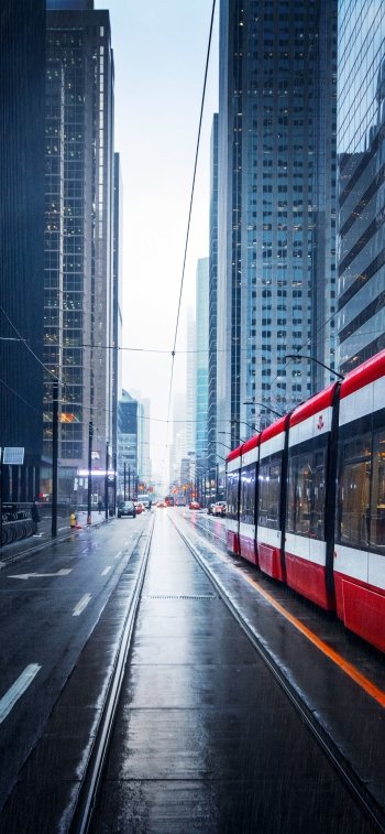 Toronto vehicle tram Phone Wallpaper