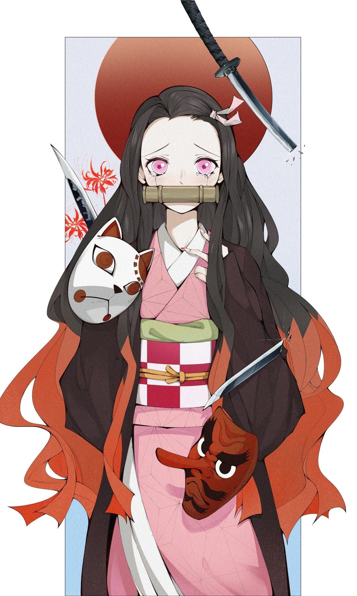 Download Nezuko Kamado Anime Demon Slayer: Kimetsu No Yaiba Phone Wallpaper
