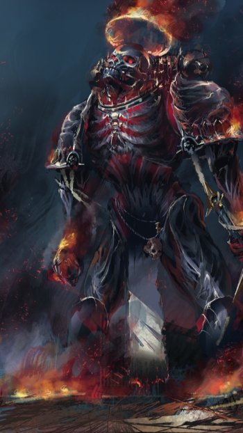 undead armor Warhammer dark warrior Phone Wallpaper