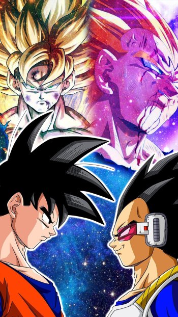 Goku Vegeta (Dragon Ball) Anime Dragon Ball Z Goku & Vegeta Phone Wallpaper