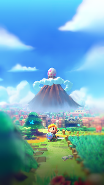 Link video game The Legend of Zelda: Link's Awakening Phone Wallpaper