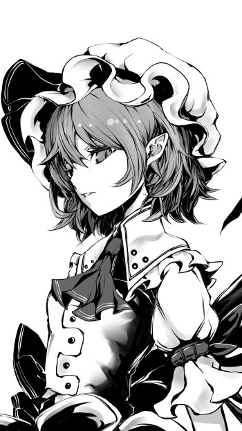 Remilia Scarlet Anime Touhou Phone Wallpaper