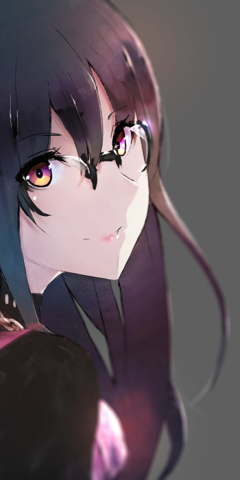 glasses Anime Original Phone Wallpaper
