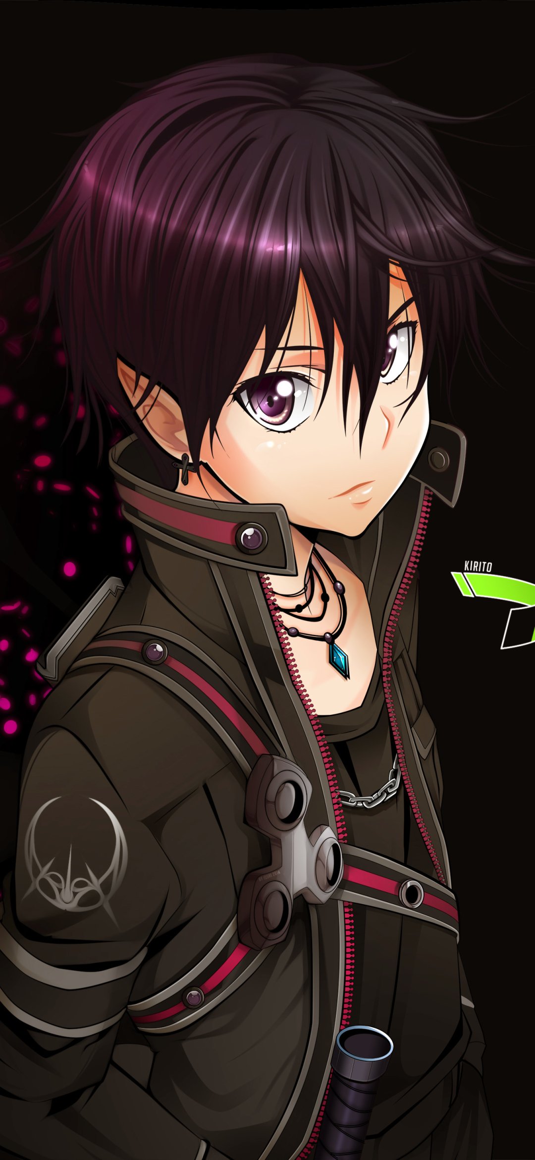 Download Kirito (Sword Art Online) Kazuto Kirigaya Anime Sword Art Online Phone Wallpaper
