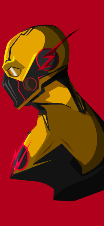 Comic Reverse-Flash Phone Wallpaper