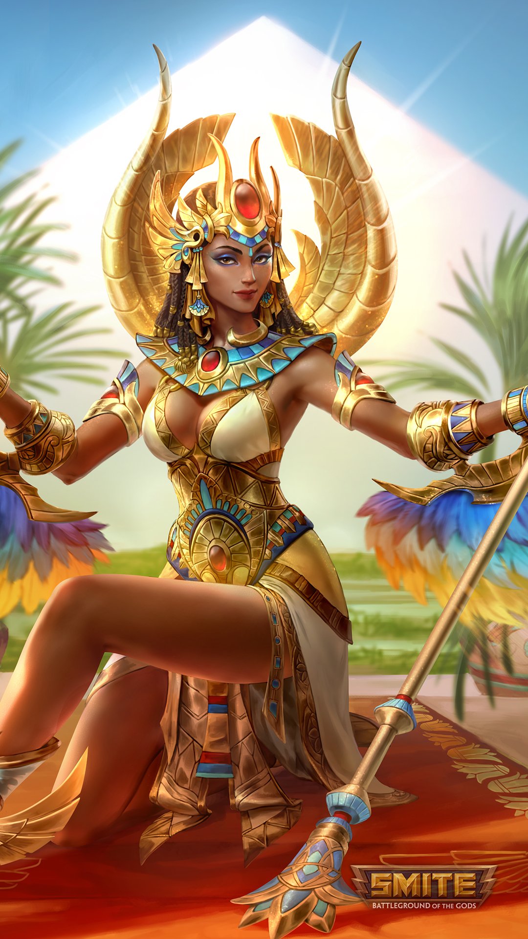 Download Isis (Smite) Video Game Smite Phone Wallpaper