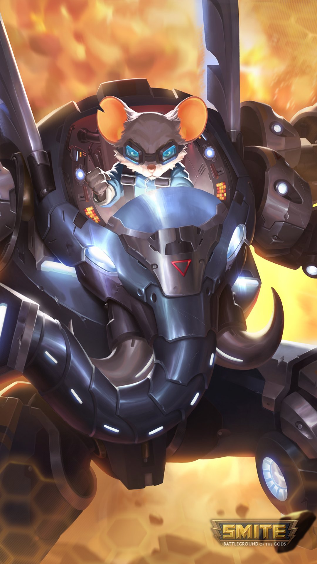 Download Ganesha (Smite) Video Game Smite Phone Wallpaper