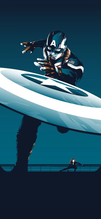 Captain America: The Winter Soldier Captain America movie crossover Phone Wallpaper