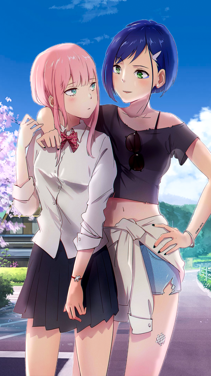 Zero Two and Ichigo - Mobile Abyss