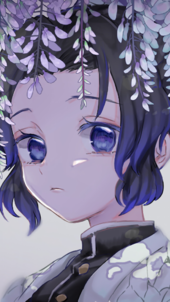 Shinobu Kochou Anime Demon Slayer: Kimetsu no Yaiba Phone Wallpaper