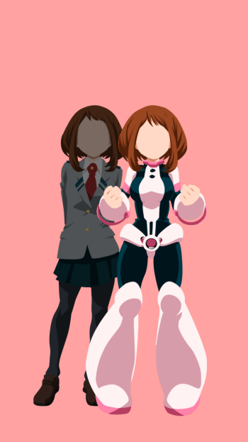 Ochaco Uraraka Anime My Hero Academia Phone Wallpaper