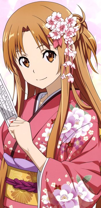 Asuna Yuuki Anime Sword Art Online Phone Wallpaper