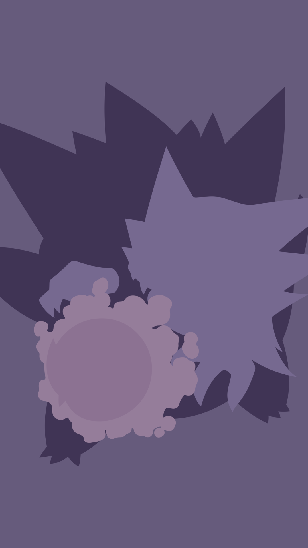 Download Gengar (Pokémon) Haunter (Pokémon) Gastly (Pokémon) Anime Pokemon Phone Wallpaper