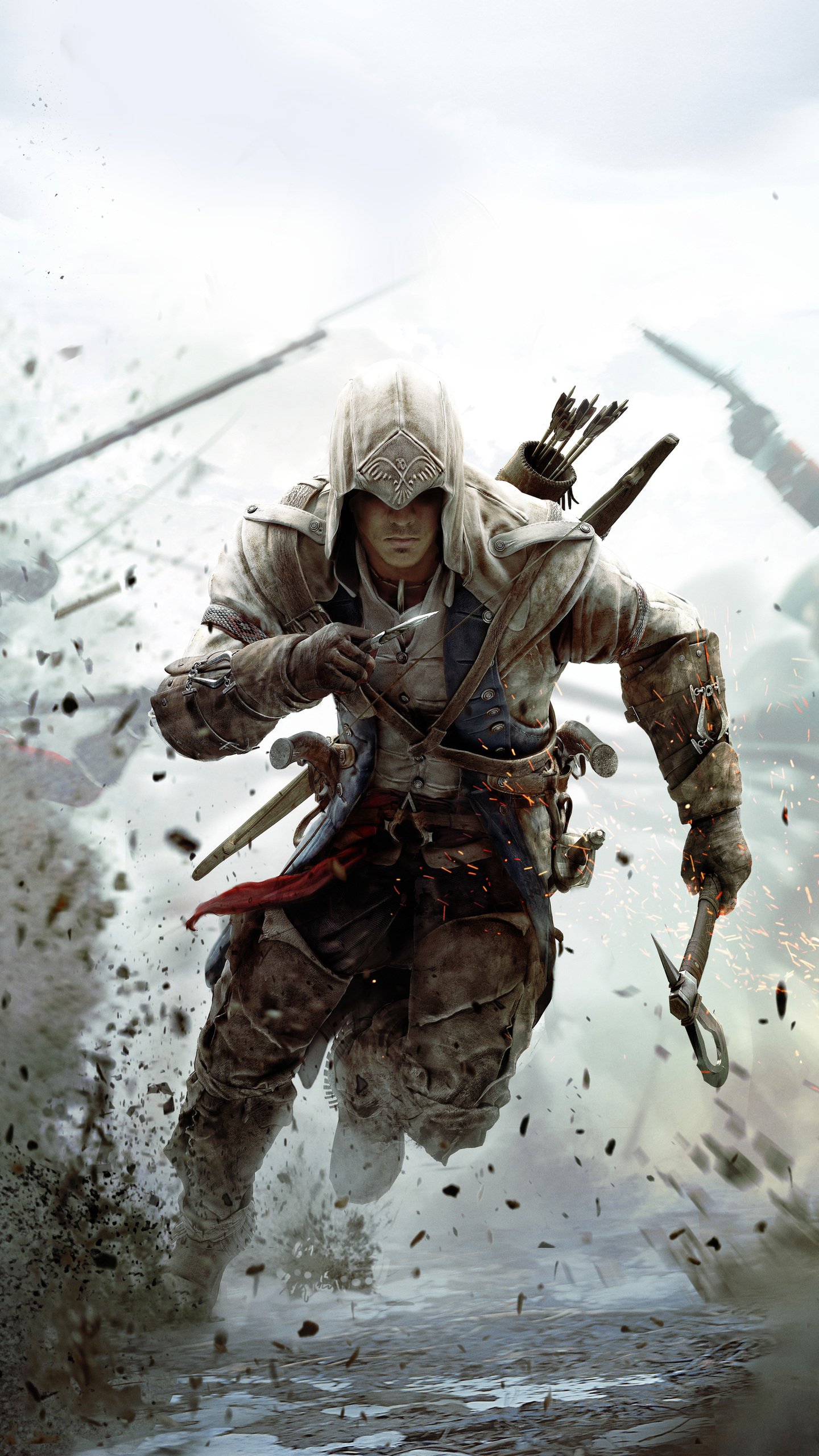 Download Connor (Assassin's Creed) Video Game Assassin's Creed III Phone Wallpaper