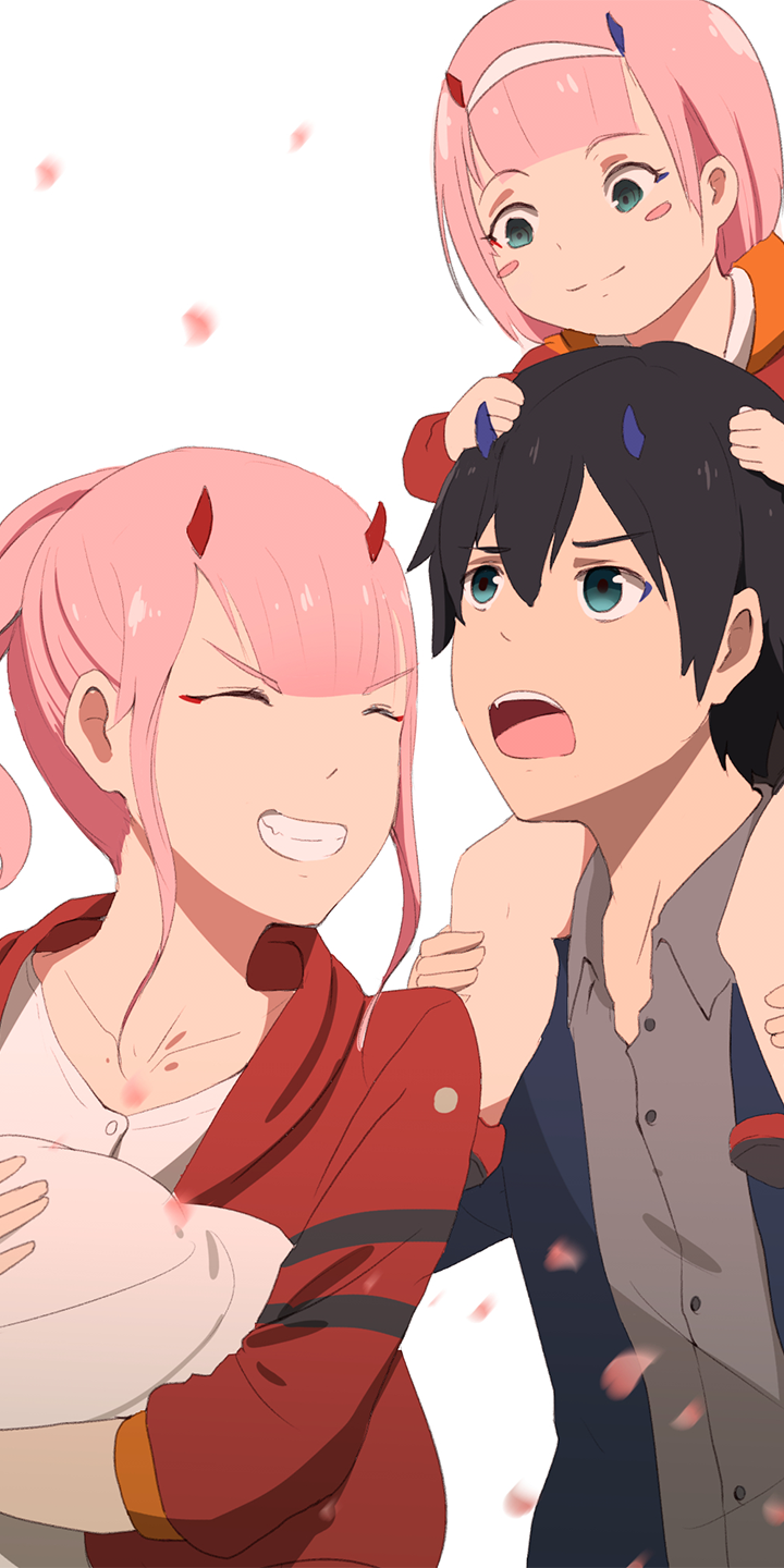 Download Hiro (Darling In The FranXX) Zero Two (Darling In The FranXX) Anime Darling In The FranXX Phone Wallpaper