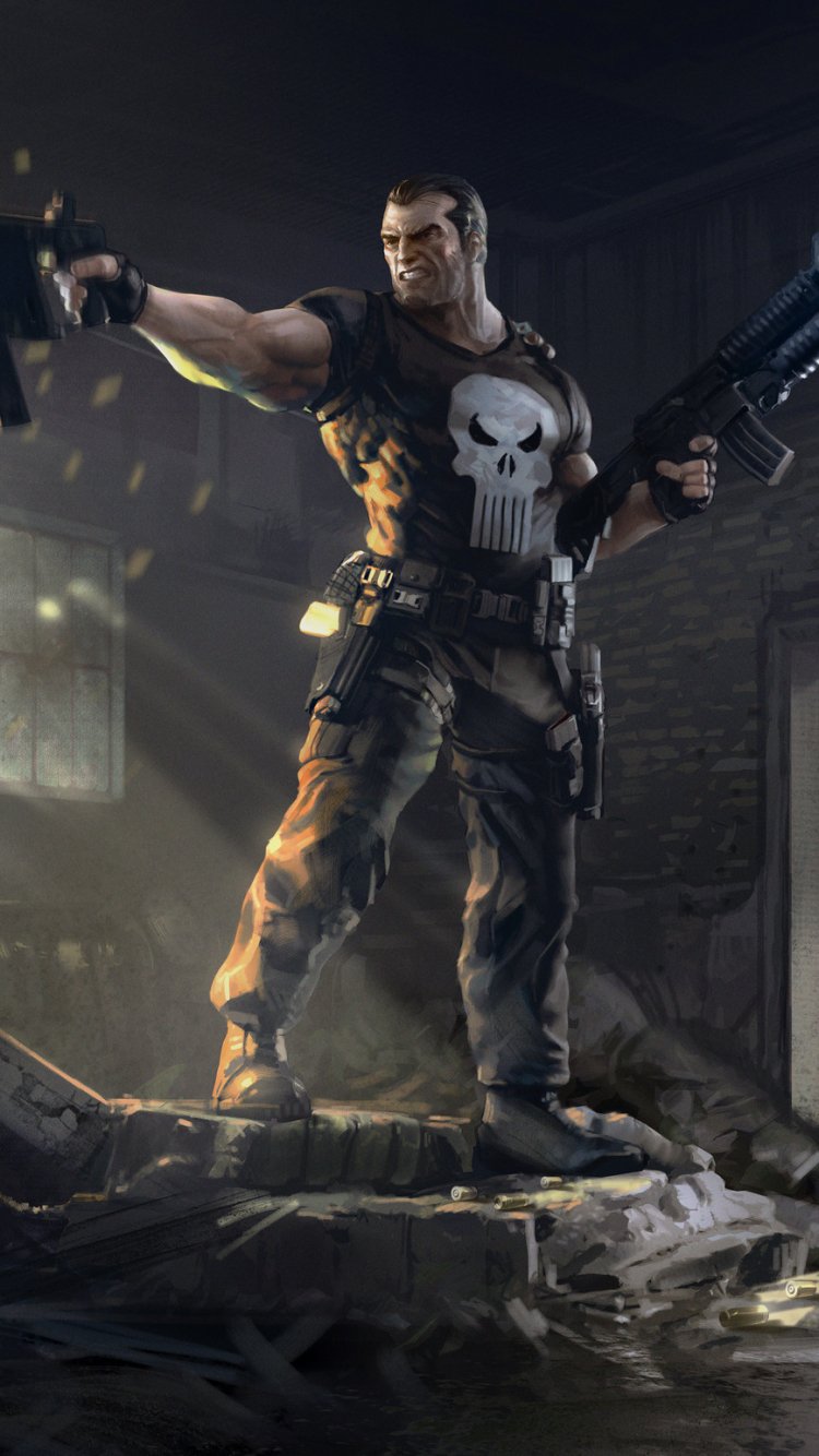 Download Comic Punisher Phone Wallpaper