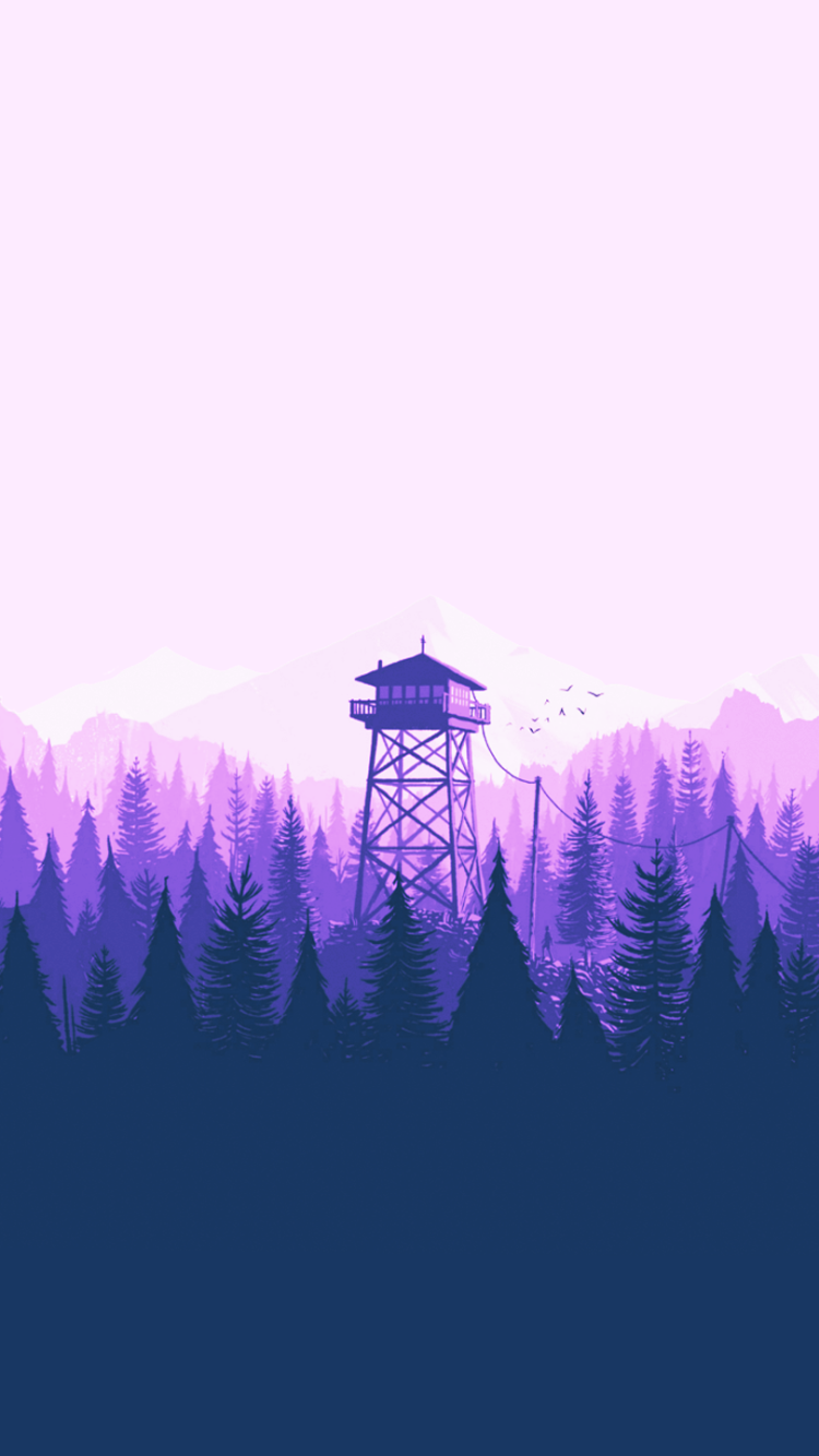 Firewatch Phone Wallpaper - Mobile Abyss