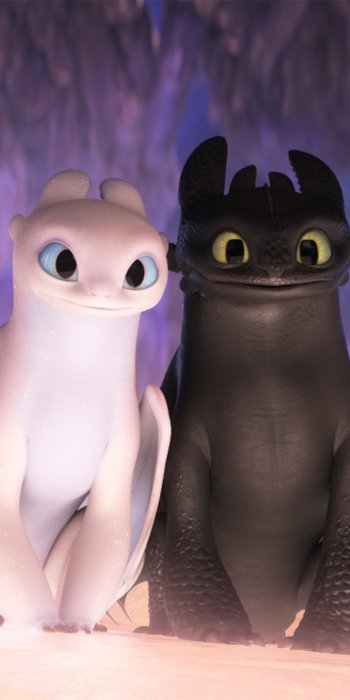 Toothless (How to Train Your Dragon) movie How to Train Your Dragon: The Hidden World Phone Wallpaper
