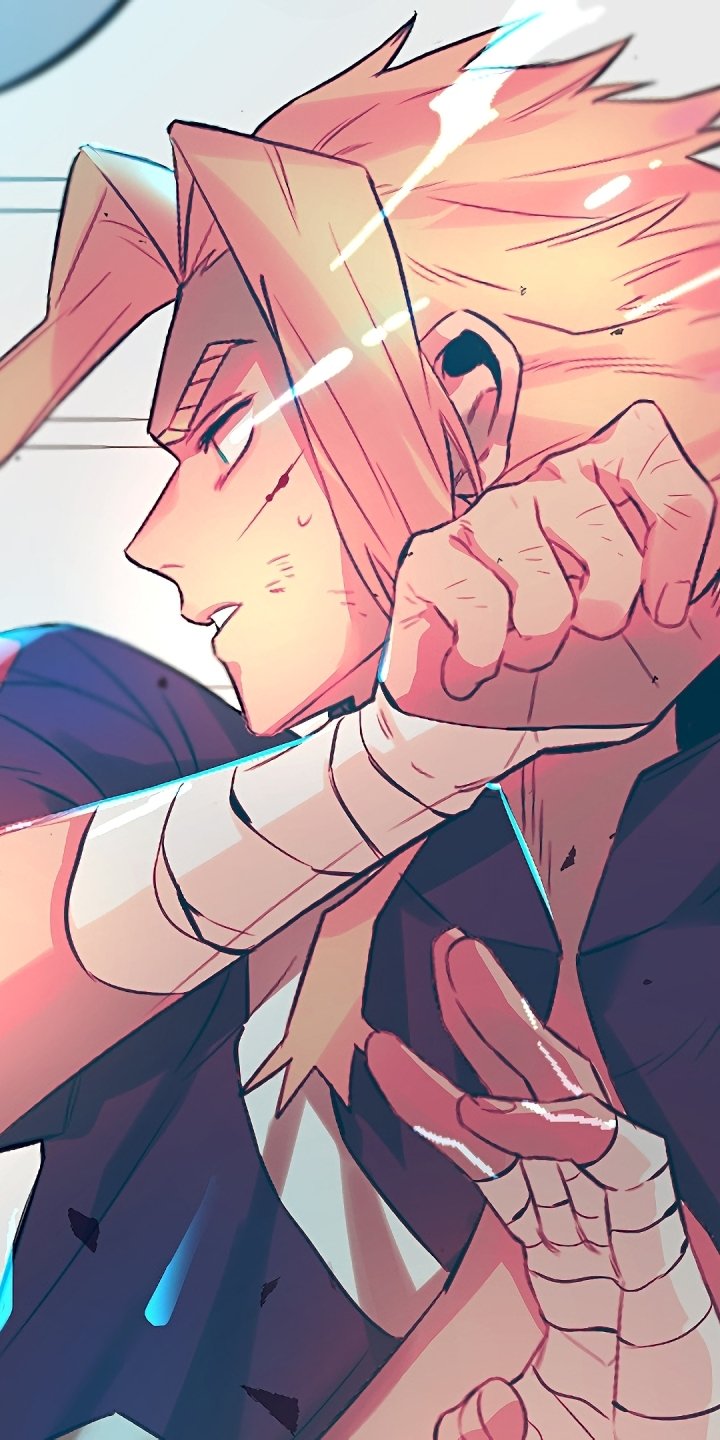 Download All Might Anime My Hero Academia Phone Wallpaper