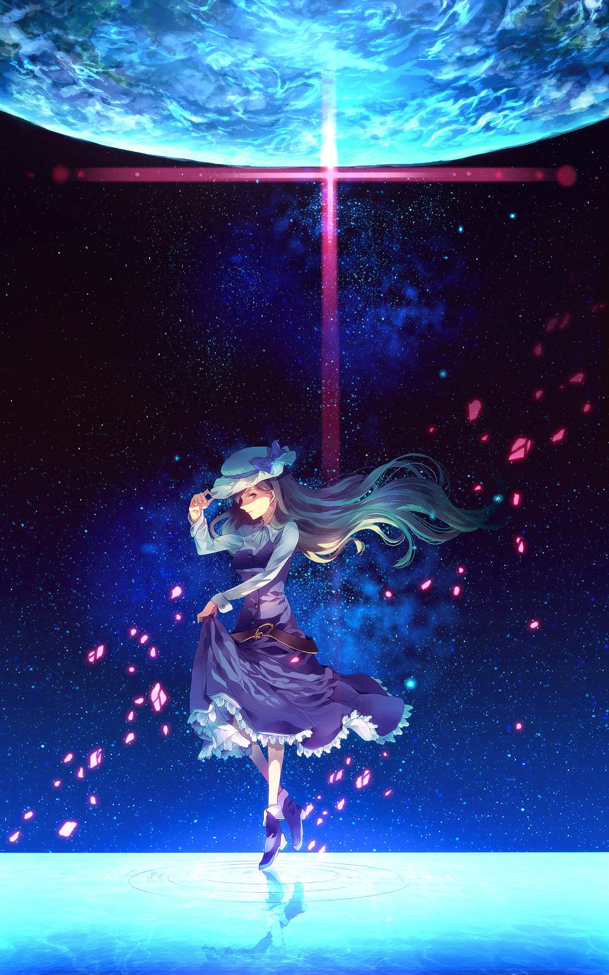 Download Watatsuki No Toyohime Anime Touhou Phone Wallpaper
