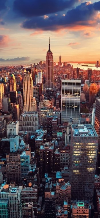 USA cityscape skyscraper building city man made New York Phone Wallpaper