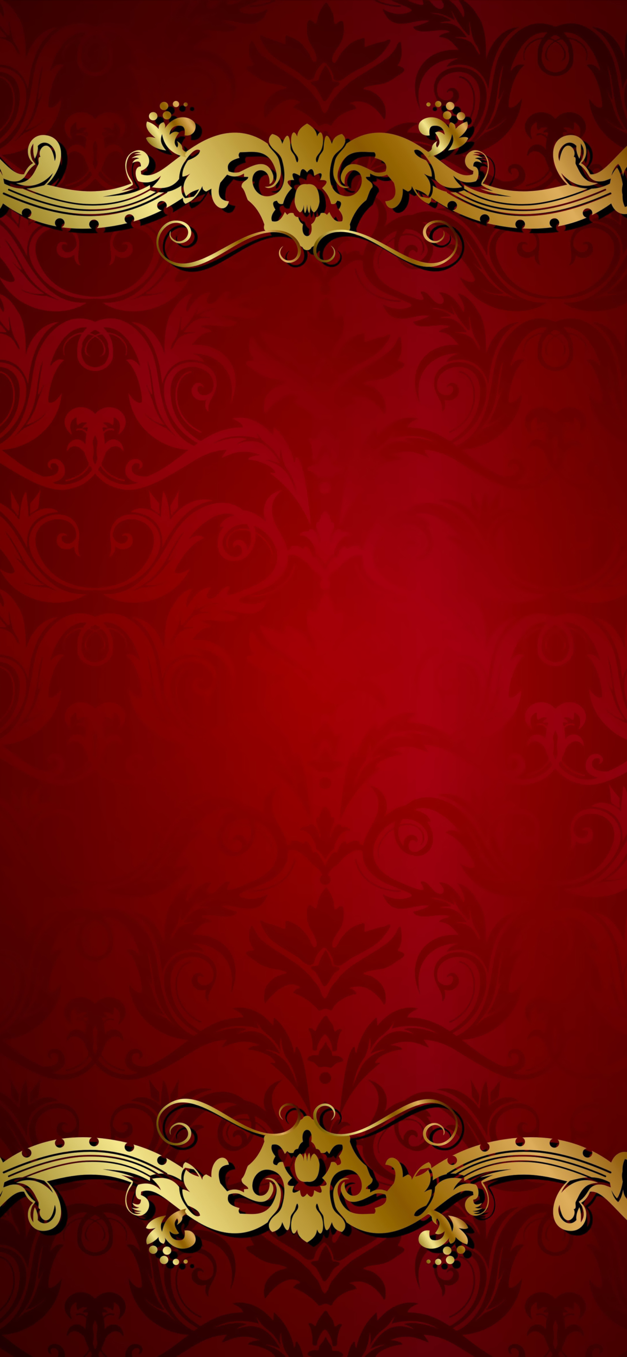 red and gold wallpaper
