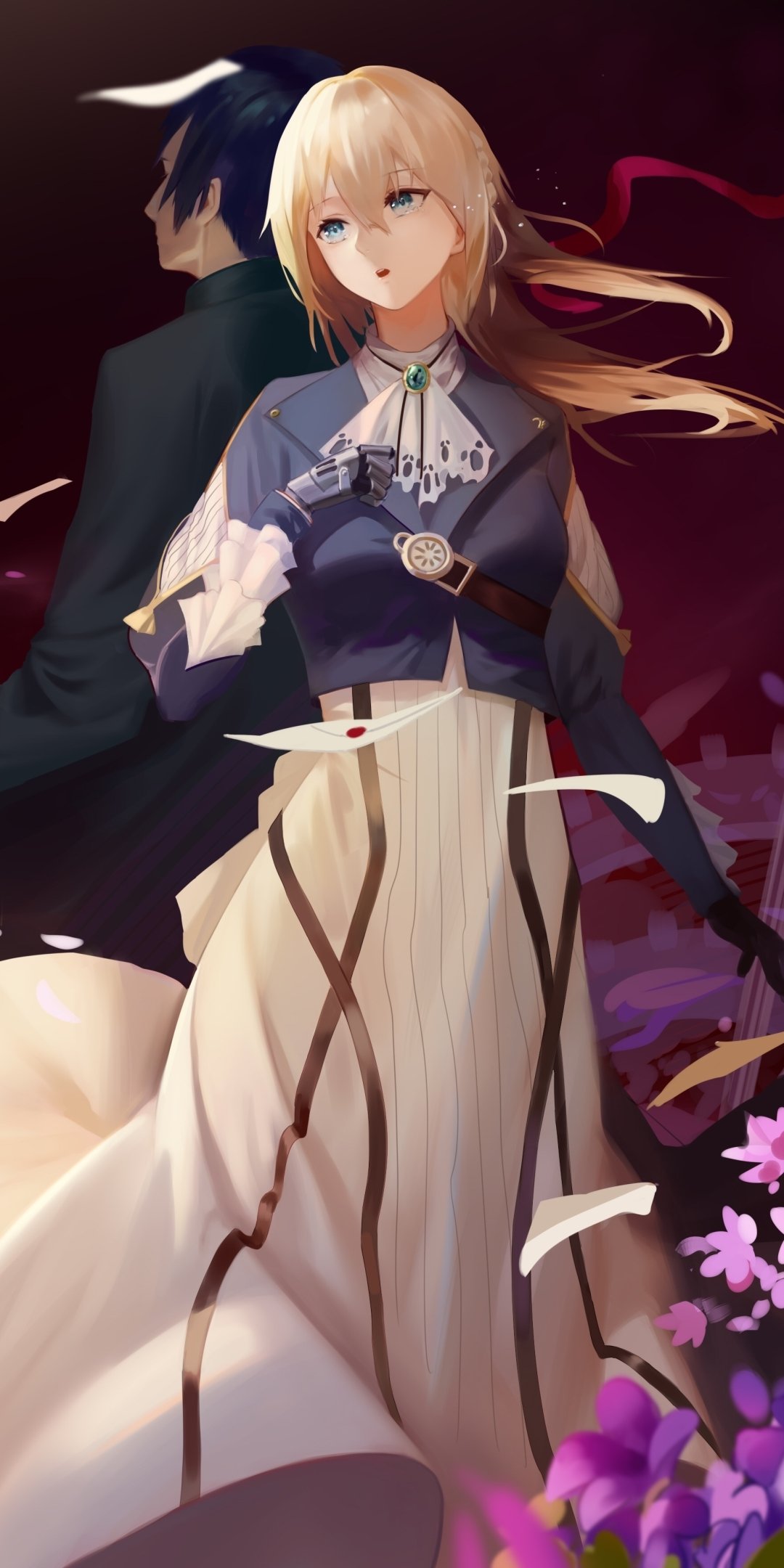 Download Gilbert Bougainvillea Violet Evergarden (Character) Anime Violet Evergarden Phone Wallpaper