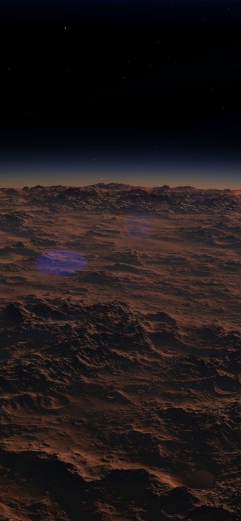 planet Sci Fi planetscape Phone Wallpaper