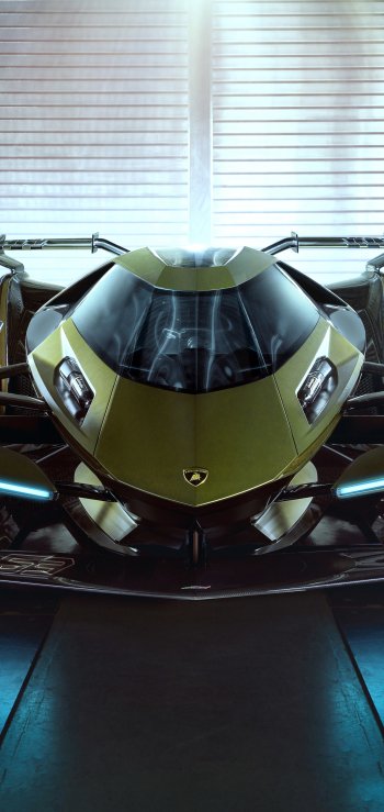 supercar vehicle car Lamborghini Lamborghini Lambo V12 Vision Gran Turismo Phone Wallpaper