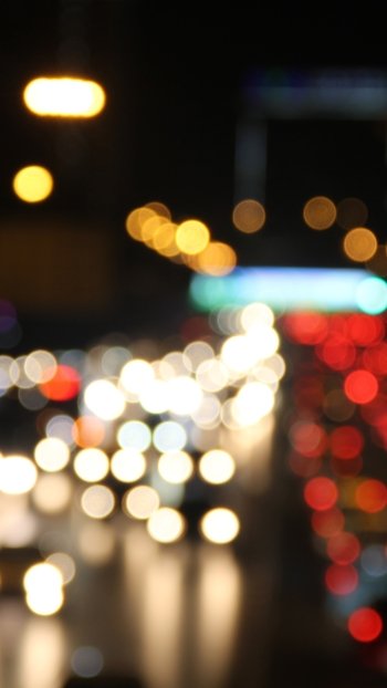  Car lights in traffic by wwwlll