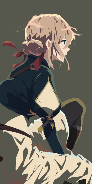 Violet Evergarden (Character) Anime Violet Evergarden Phone Wallpaper
