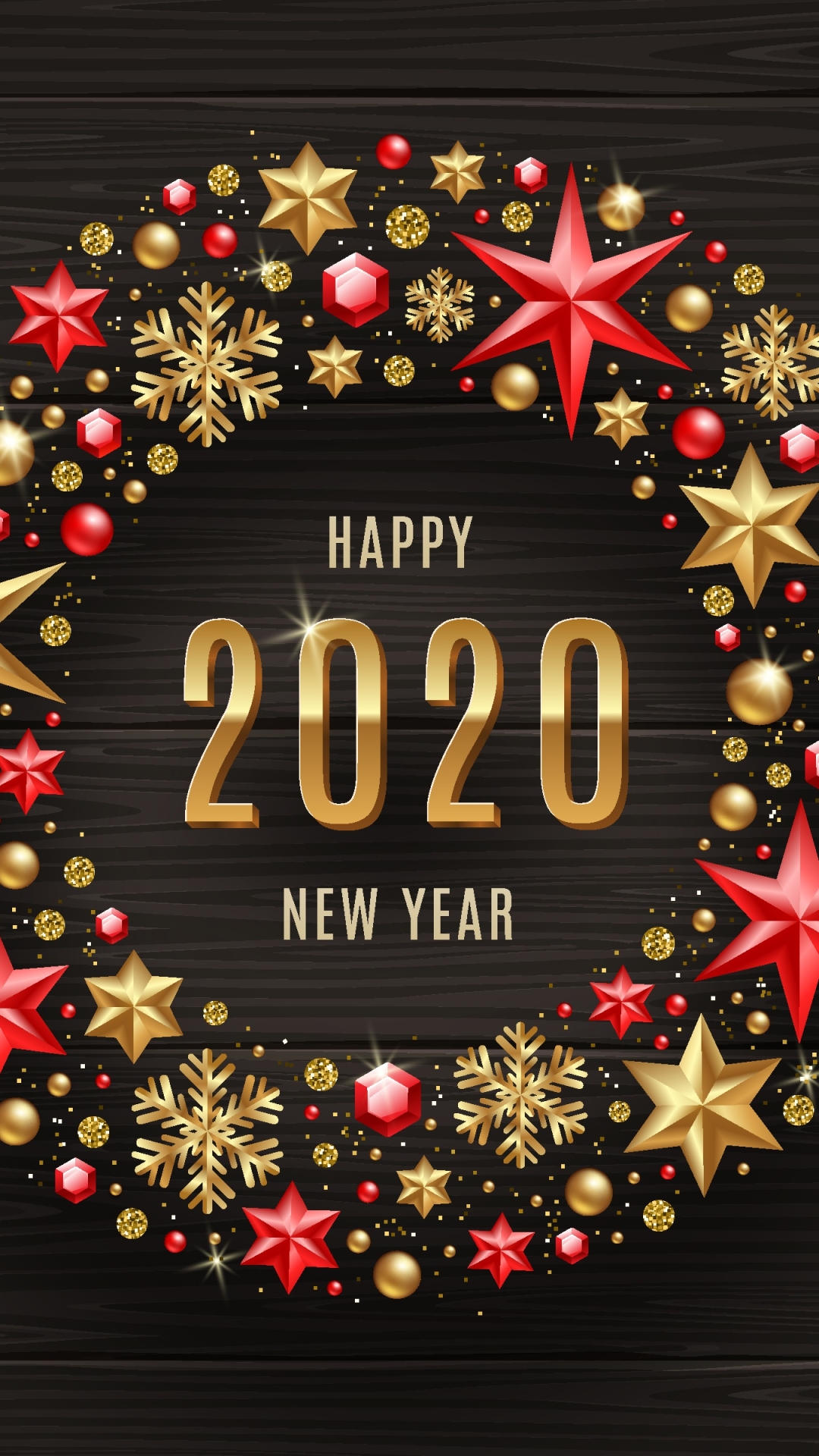 New Year 2020 Phone Wallpaper