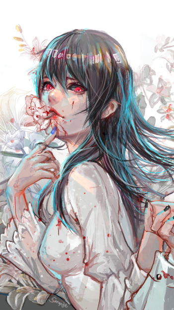  Rize &amp; Kaneki by Sangrde