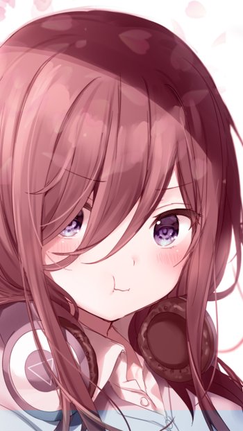 The Quintessential Quintuplets Miku Nakano Anime Phone Wallpaper