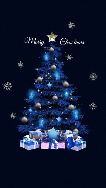  Blue Christmas Tree