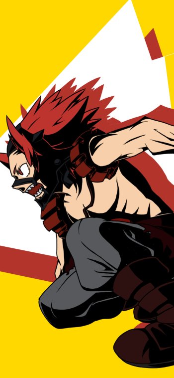 Eijiro Kirishima Anime My Hero Academia Phone Wallpaper