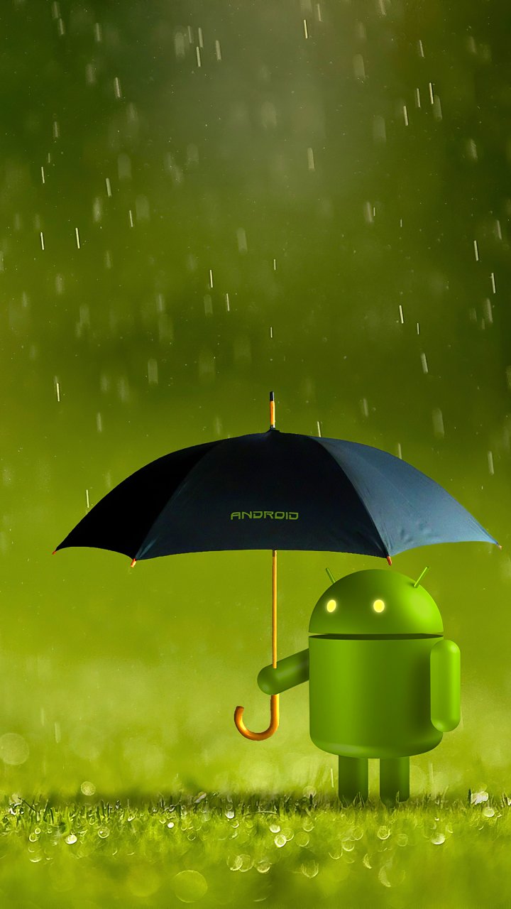 Download Umbrella Robot Android (Operating System) Technology Android Phone Wallpaper