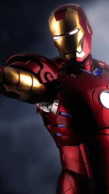 Comic Iron Man Phone Wallpaper
