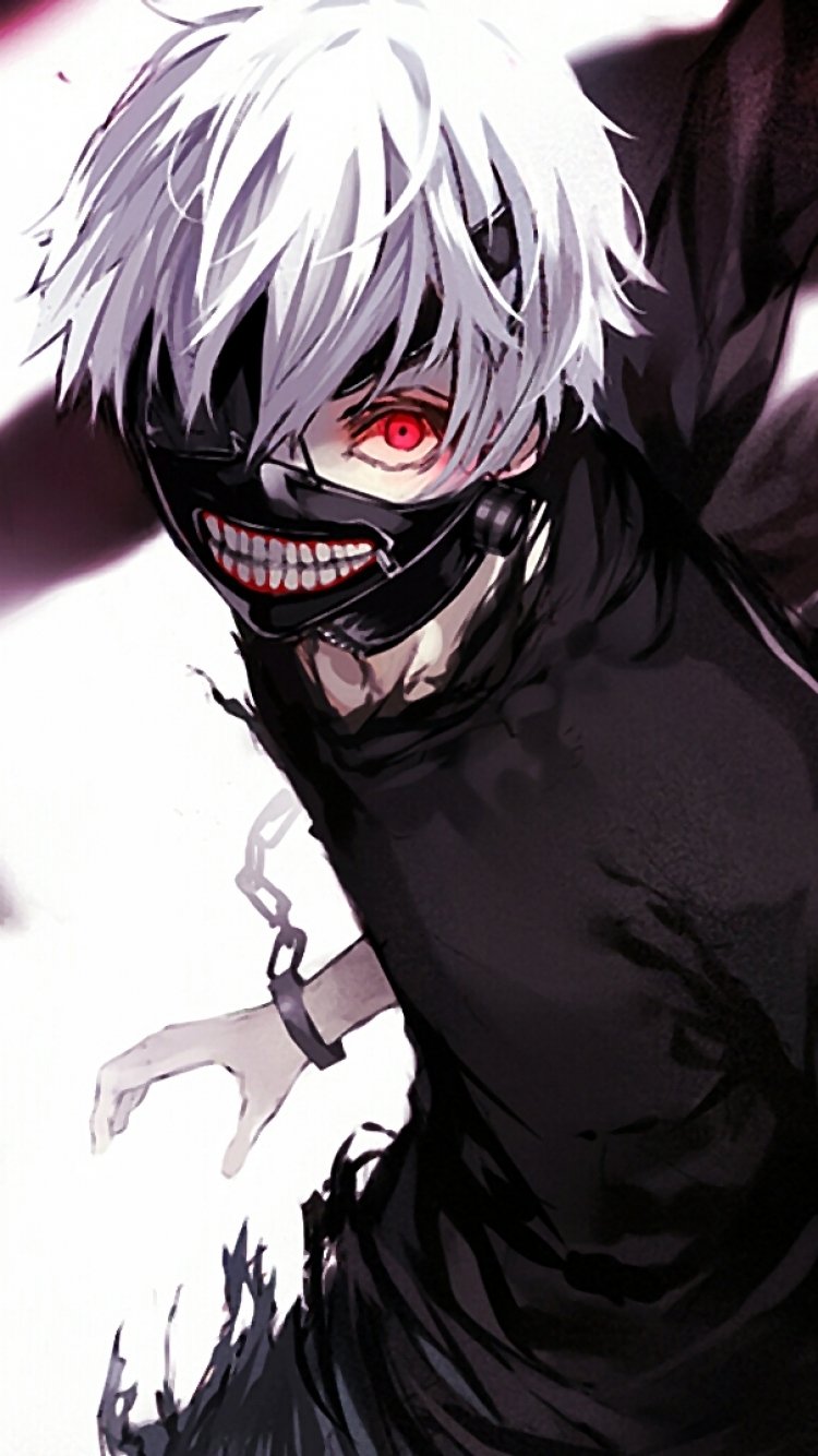 Download Ken Kaneki Anime Tokyo Ghoul Phone Wallpaper