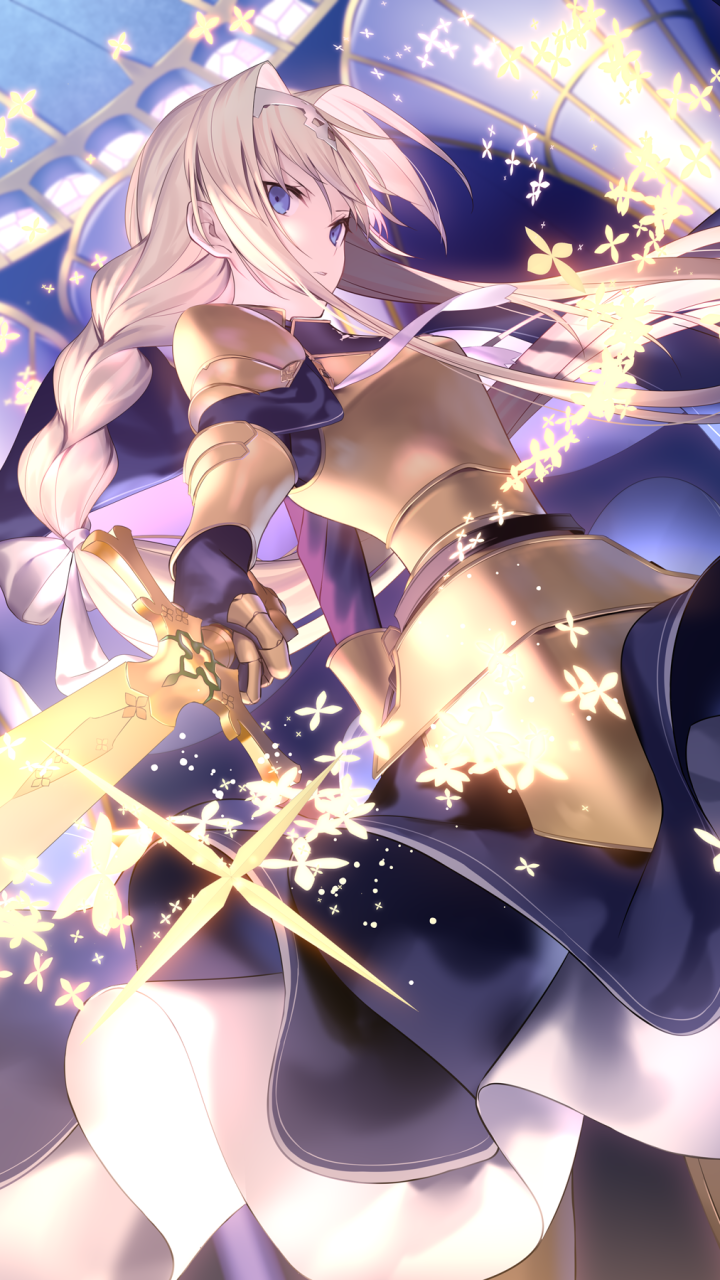 Download Sword Alice Zuberg Anime Sword Art Online: Alicization Phone Wallpaper