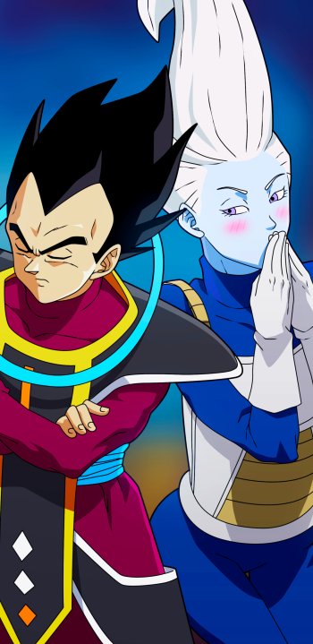 Whis (Dragon Ball) Vegeta (Dragon Ball) Anime Dragon Ball Super Phone Wallpaper