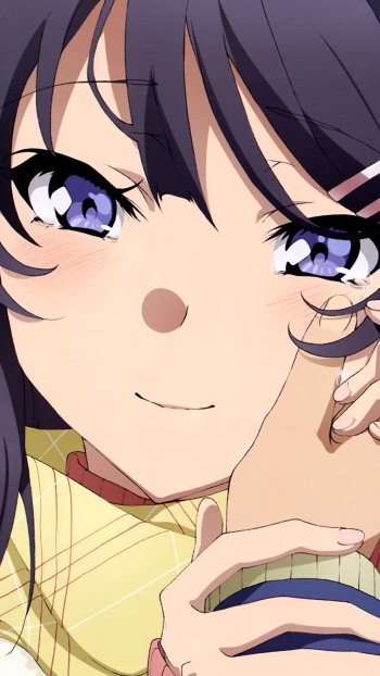 Mai Sakurajima Anime Rascal Does Not Dream of Bunny Girl Senpai Phone Wallpaper