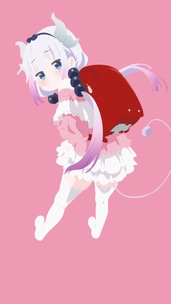 Kanna Kamui Anime Miss Kobayashi's Dragon Maid Phone Wallpaper