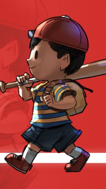 Ness (EarthBound) video game Super Smash Bros. Ultimate Phone Wallpaper