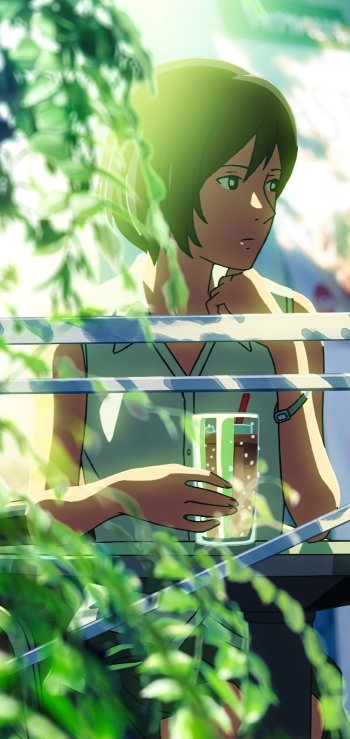 Anime The Garden Of Words Phone Wallpaper