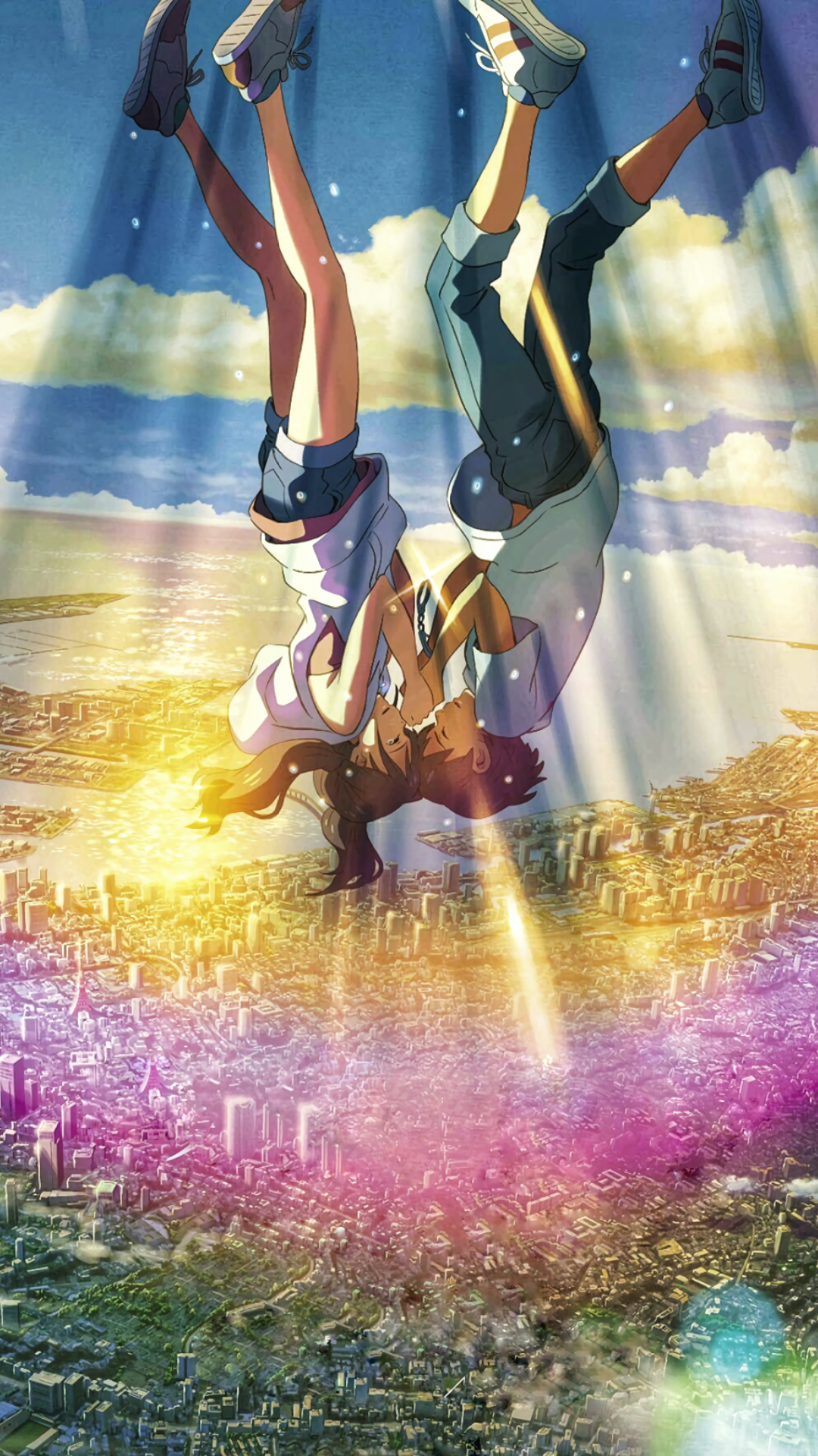 Download Hodaka Morishima Hina Amano Tenki No Ko Anime Weathering With You Phone Wallpaper by hyPnOtICDo0g