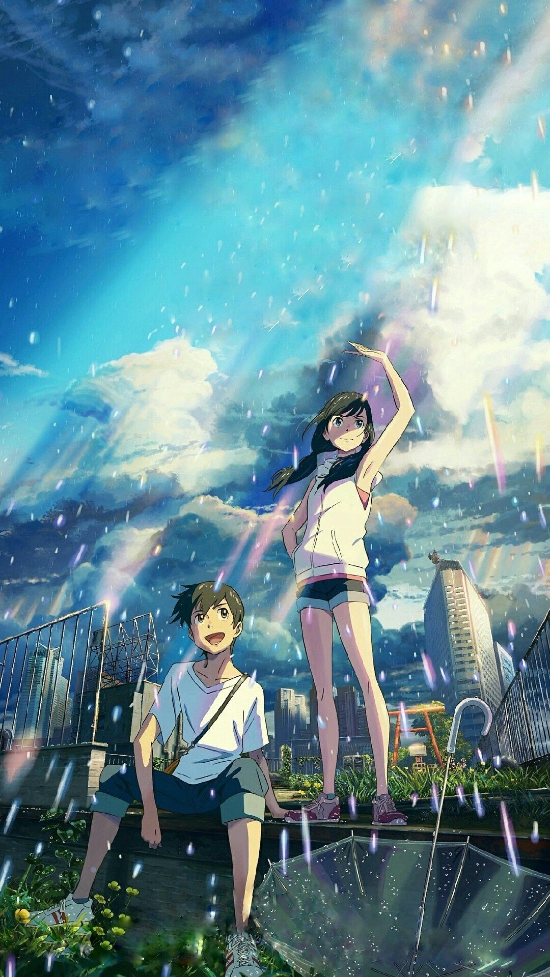 Download Hina Amano Hodaka Morishima Tenki No Ko Anime Weathering With You Phone Wallpaper by hyPnOtICDo0g